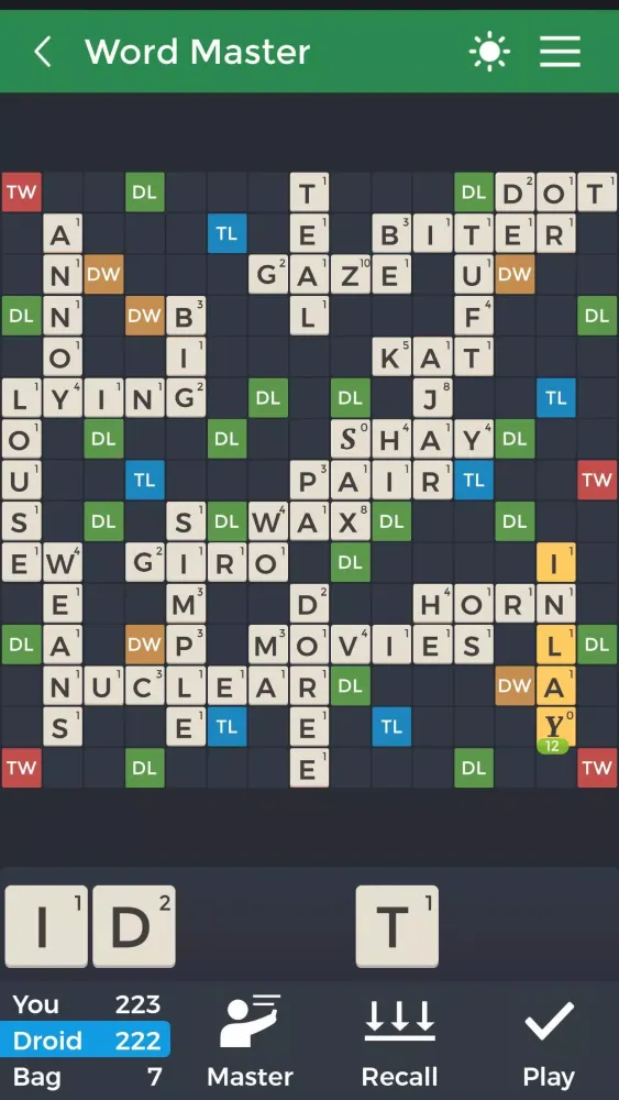 Capturas de pantalla de Word Master