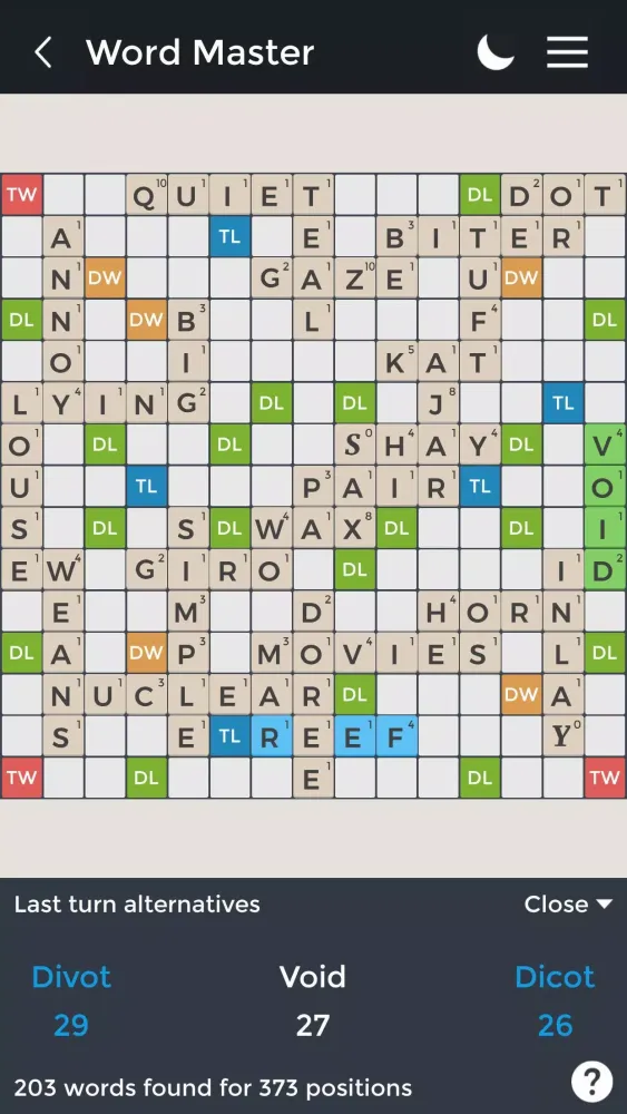 Capturas de pantalla de Word Master