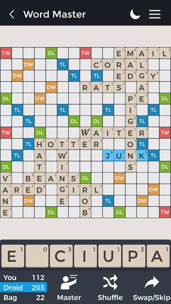Capturas de pantalla de Word Master