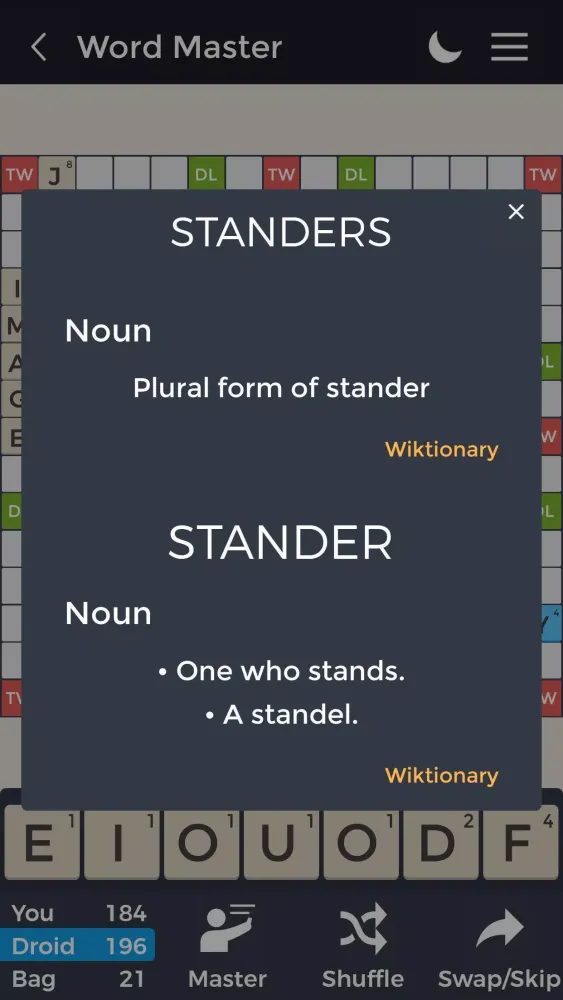 Capturas de pantalla de Word Master