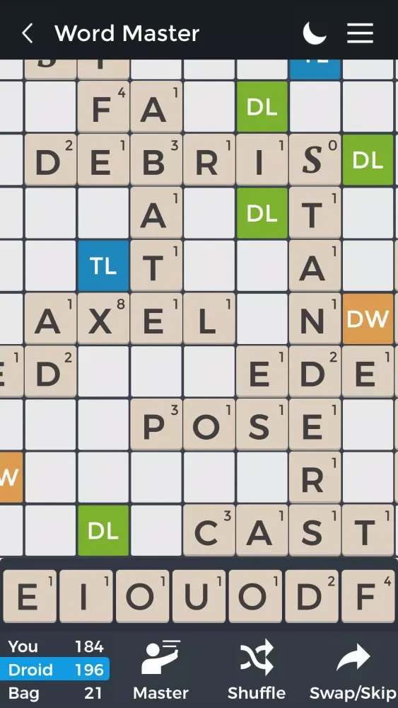 Capturas de pantalla de Word Master