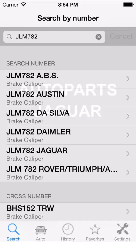 Autoparts for Jaguar Screenshots