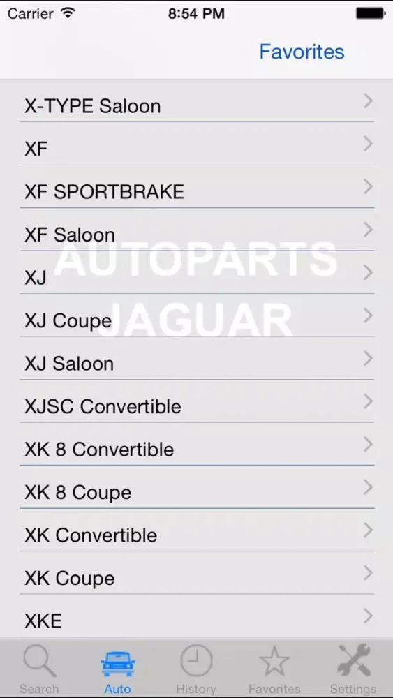 Autoparts for Jaguar Screenshots