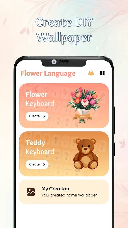 Flower Language DIY Keyboard স্ক্রিনশট