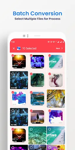 Captures d'écran de Video Converter Pro