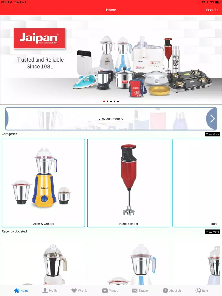 Captures d'écran de Jaipan Industries Ltd iPad 