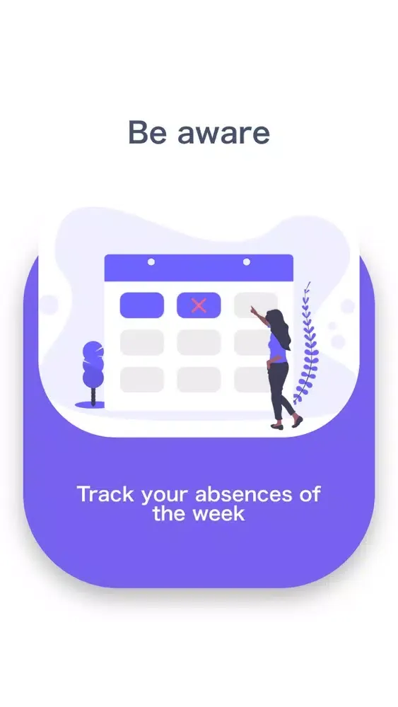ภาพหน้าจอของ Absent - Attendance Tracker