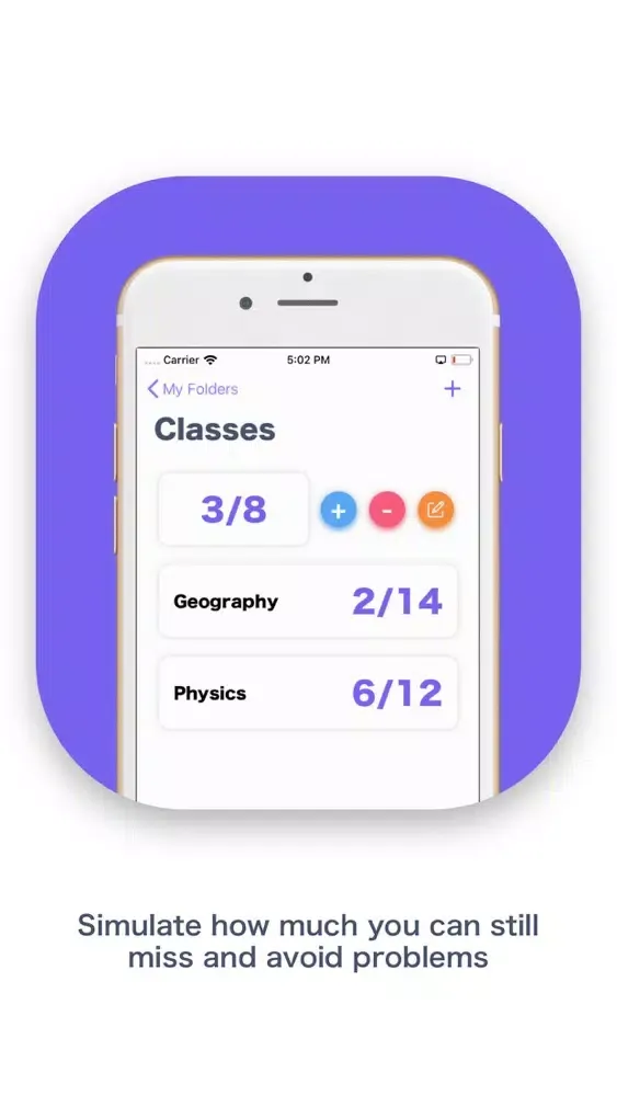 ภาพหน้าจอของ Absent - Attendance Tracker