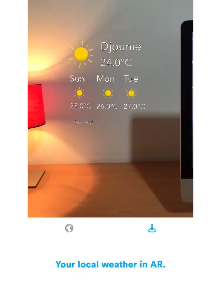 Capturas de tela do Earth Weather - AR iPad 