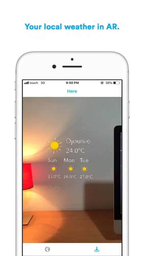 Capturas de tela do Earth Weather - AR