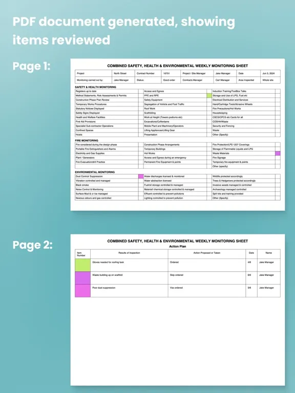 Скриншоты Site Safety Monitoring iPad 