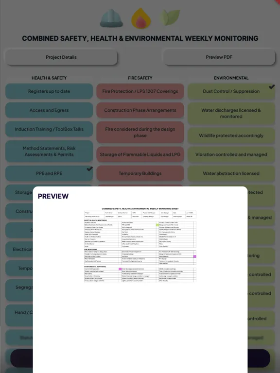 Скриншоты Site Safety Monitoring iPad 