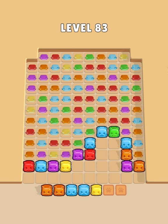 Cat Jam 3D: Block Match 3 Game iPad  Screenshots