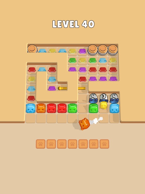 Cat Jam 3D: Block Match 3 Game iPad  Screenshots