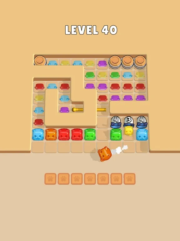 Cat Jam 3D: Block Match 3 Game iPad  স্ক্রিনশট