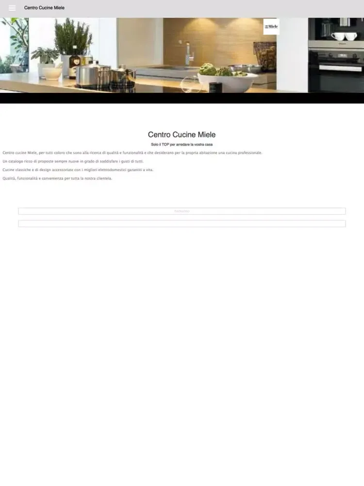 Centro Cucine Miele iPad  スクリーンショット