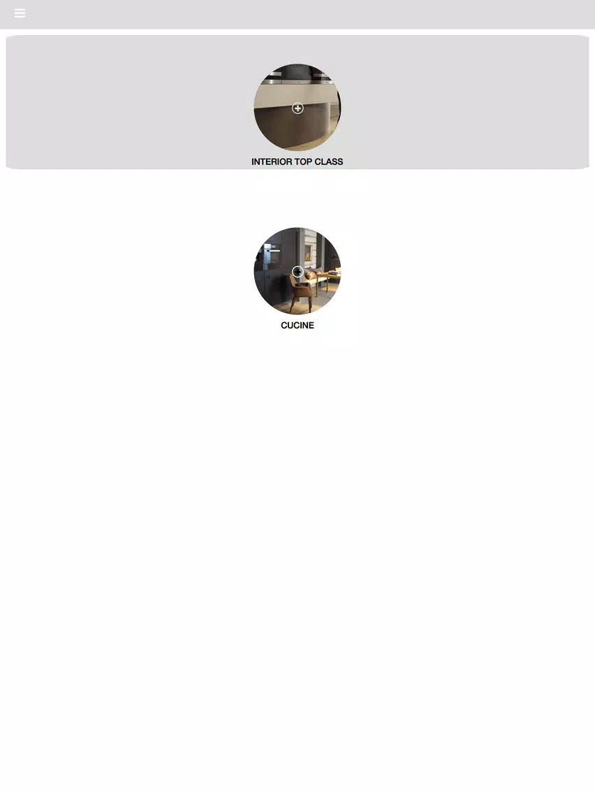 Capturas de tela do Centro Cucine Miele iPad 