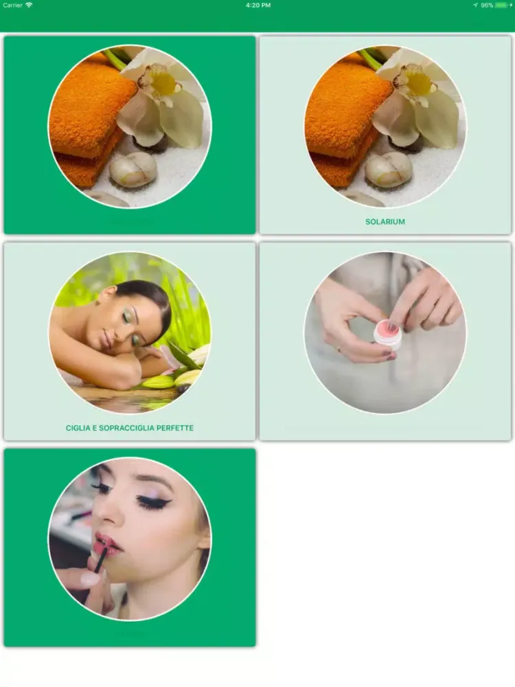 Zrzuty ekranu CENTRO ESTETICO ELLINE iPad 