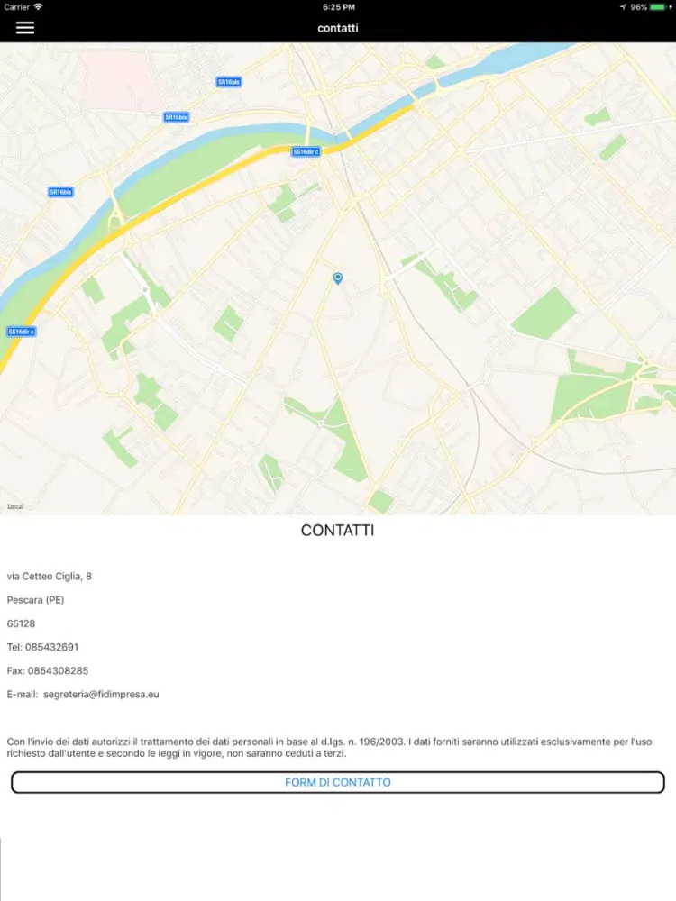 Fidimpresa Abruzzo iPad  Ekran Görüntüleri