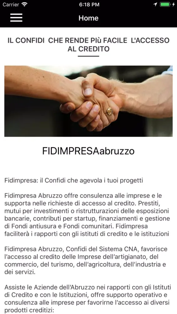 Fidimpresa Abruzzo Ekran Görüntüleri
