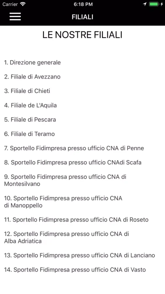 Fidimpresa Abruzzo Ekran Görüntüleri