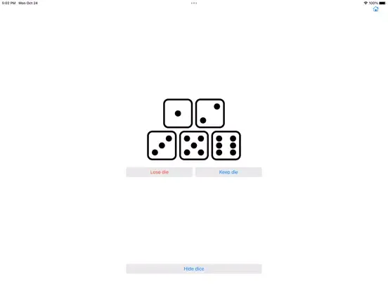Zrzuty ekranu Liar's Dice AI iPad 