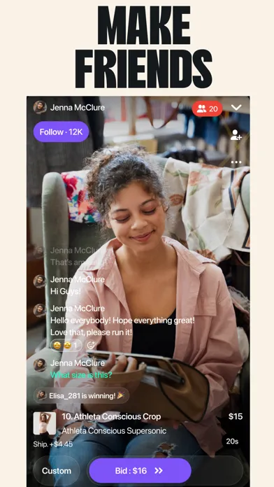 Jamble: Live Video Deals Screenshots