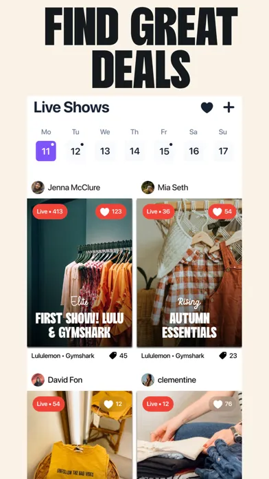 Jamble: Live Video Deals Screenshots