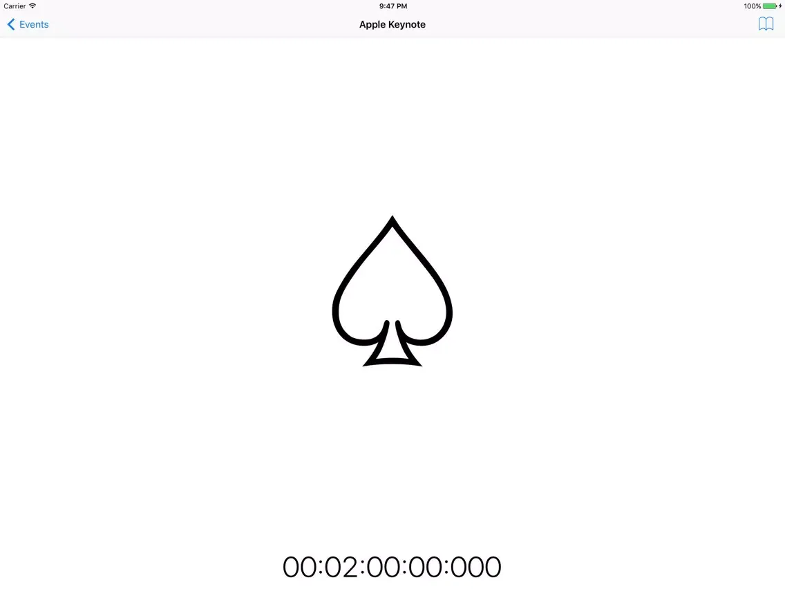 Just Countdowns iPad  Screenshots