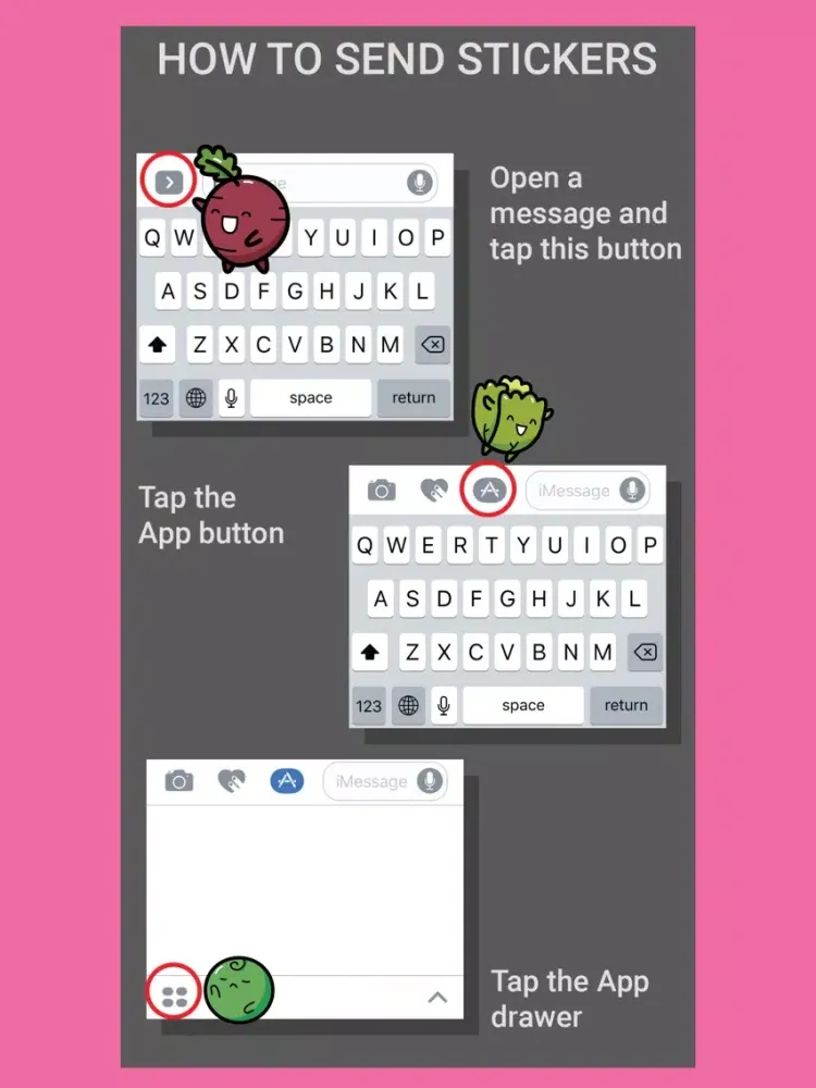 Cute Food Puns iPad 应用截图