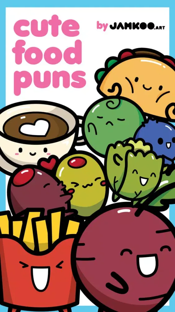 Cute Food Puns应用截图