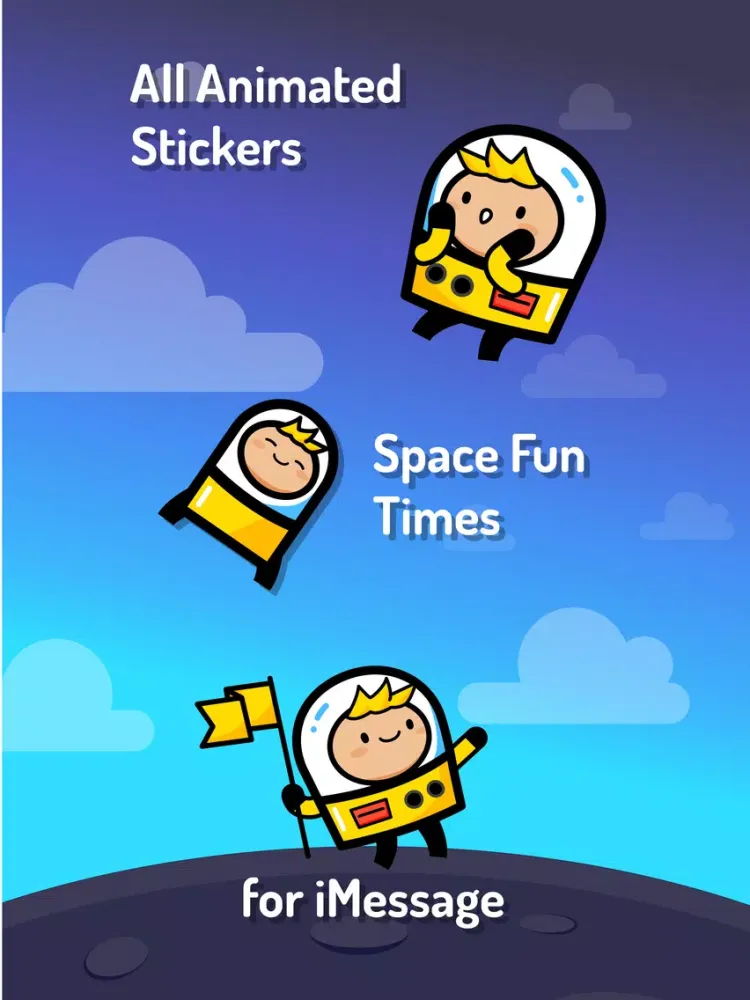 Скриншоты Kid Wonder Space Stickers iPad 