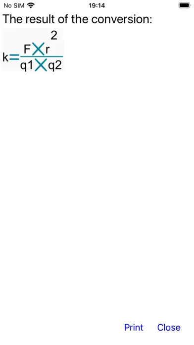 Formula Conversion سکرین شاٹس