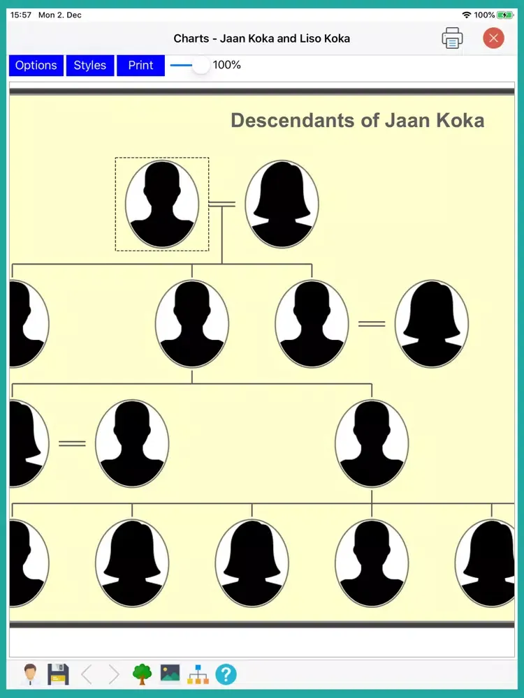 Family Tree - Builder iPad 应用截图