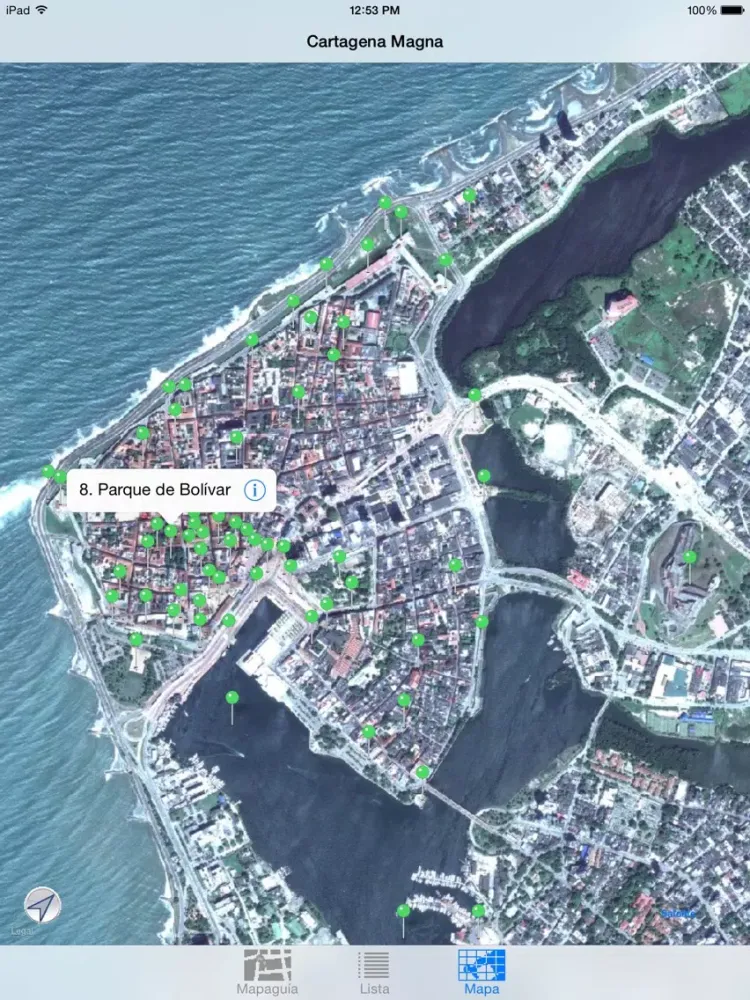 Tangkapan layar Cartagena Magna iPad 