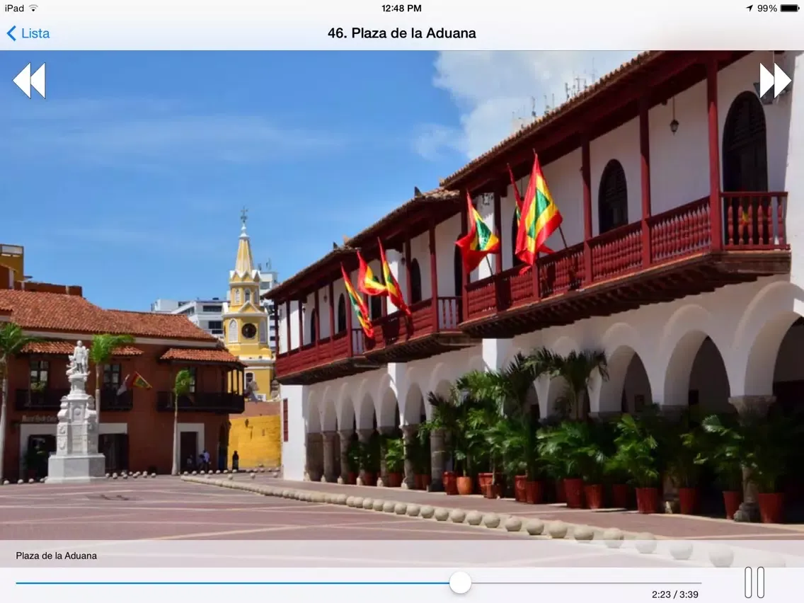 Tangkapan layar Cartagena Magna iPad 