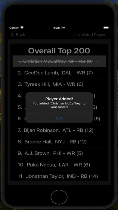 Fantasy FB Draft Kit 스크린샷