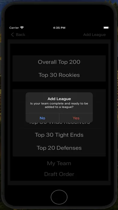 Fantasy FB Draft Kit 스크린샷