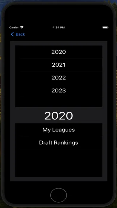 Fantasy FB Draft Kit 스크린샷