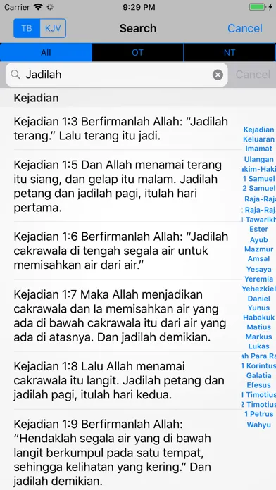 Скриншоты Indonesian Audio Bible Alkitab
