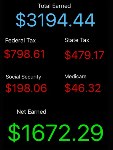 Captures d'écran de Taxes Paid Today iPad 