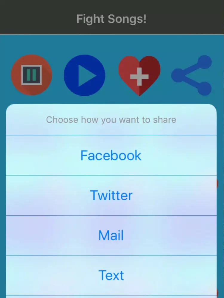 Ảnh chụp màn hình của Big Fight Songs iPad 
