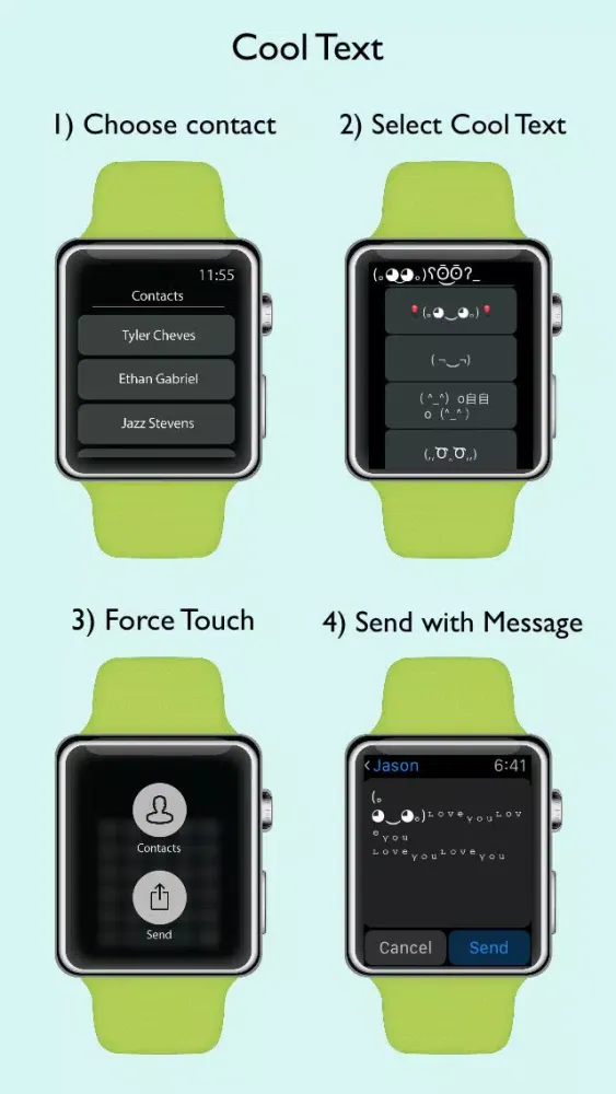 Cool Text Art for Watch سکرین شاٹس