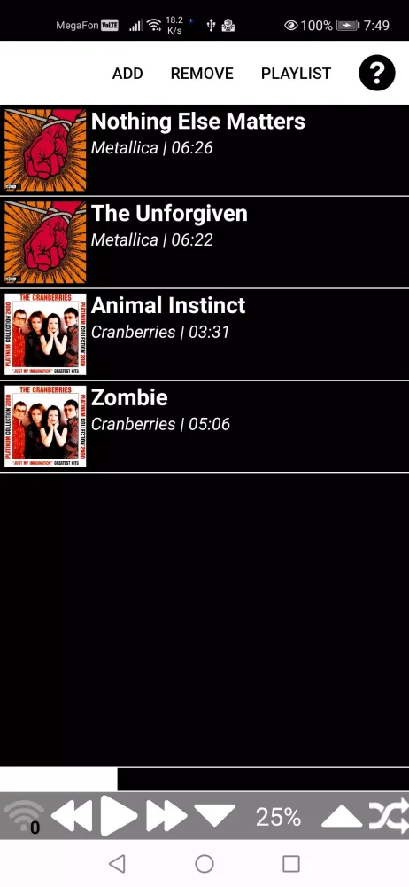 Capturas de pantalla de JatxMusic Transmitter