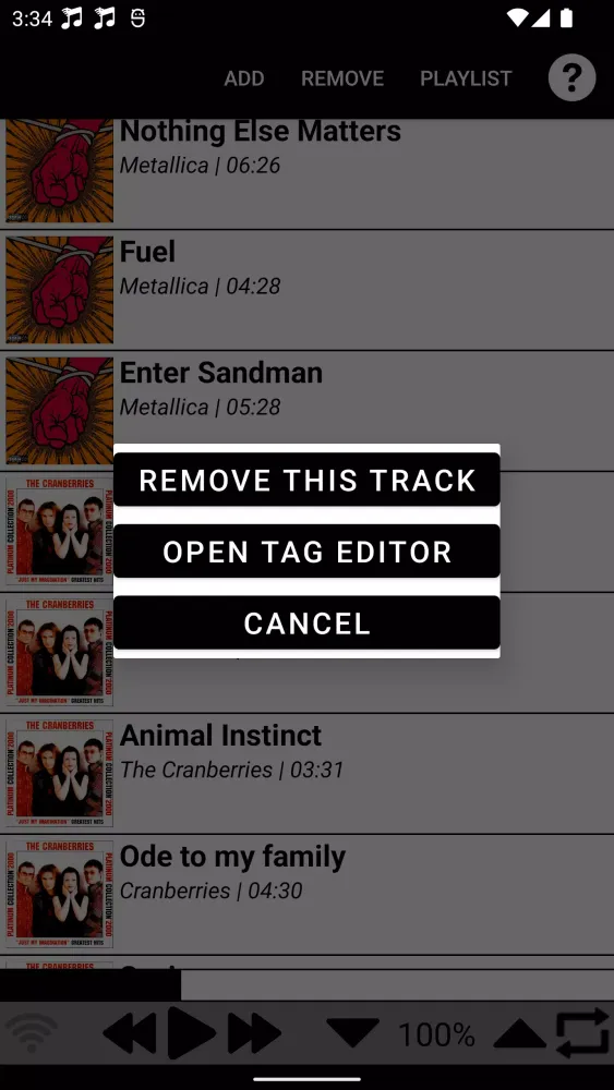 Capturas de pantalla de JatxMusic Transmitter