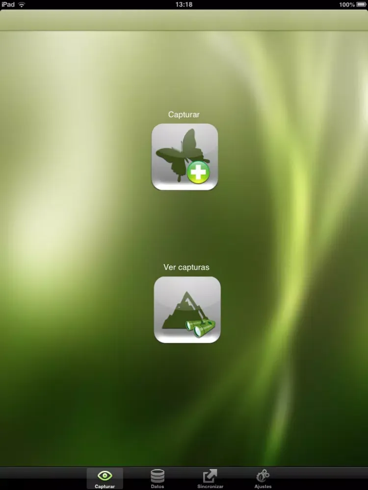 Ảnh chụp màn hình của Cuadernos de campo iPad 