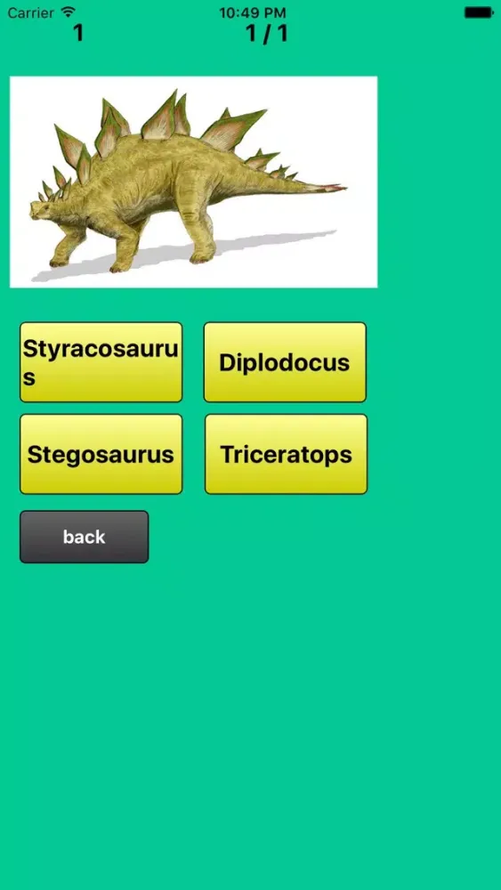 Jurrasic Quiz - The dinosaur game應用截圖