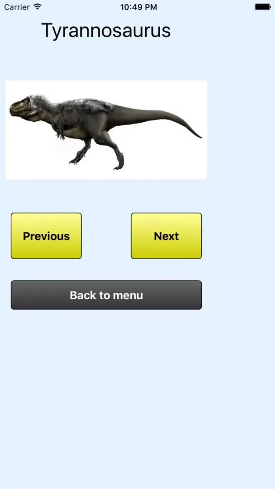 Jurrasic Quiz - The dinosaur game應用截圖