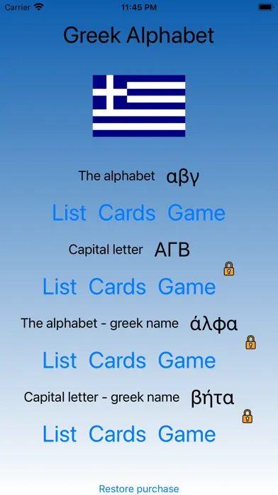 Скриншоты Greek Letters - learn and play