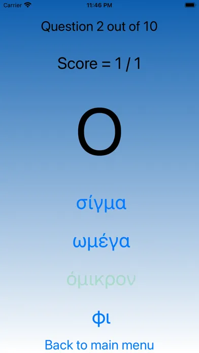 Скриншоты Greek Letters - learn and play